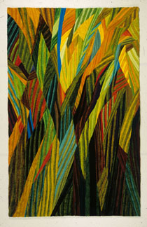 Art quilt, Parrotgrass